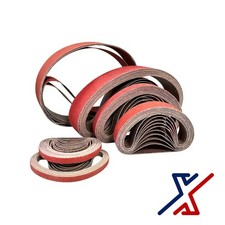 4" x 21" 400 Grit Cloth Backed Aluminum Oxide Sanding Belts by X1Tools