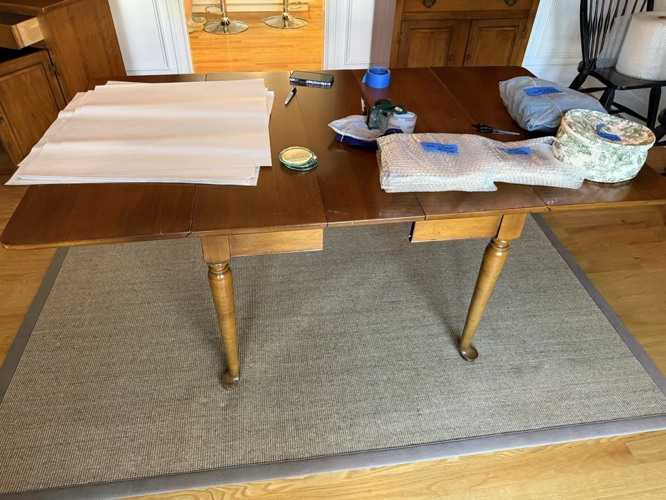 Whitney Maple Dining Room Table And China Cabinets - Image 2 of 4