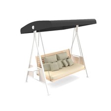 Outdoor Swing Canopy Top Cover, Universal Patio Swing Covers 3 Seater, Waterp...