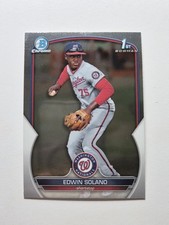2023 Bowman Chrome 1st Edwin Solano BCP 169 Nationals