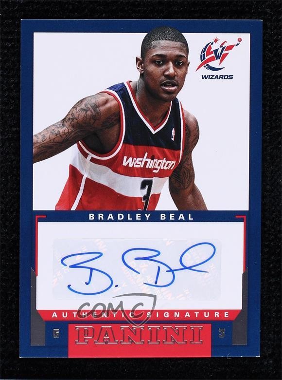 2012-13 Panini Rookie Signatures Bradley Beal #57 Auto RC r4i