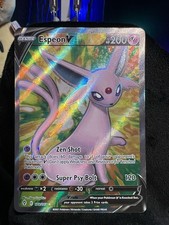 Espeon V (Full Art) 179/203 SWSH07: Evolving Skies Holo NM on eBay