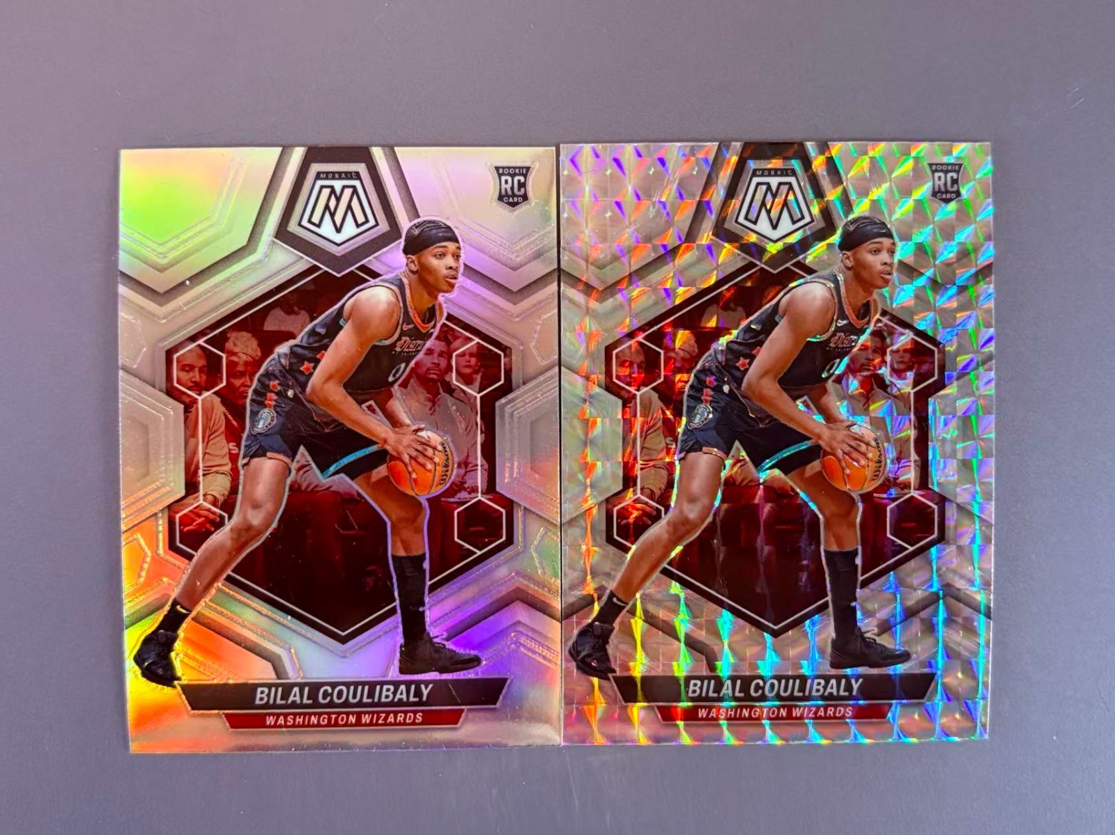 Bilal Coulibaly 2023-24 Panini Mosaic Silver Prizm RC #235