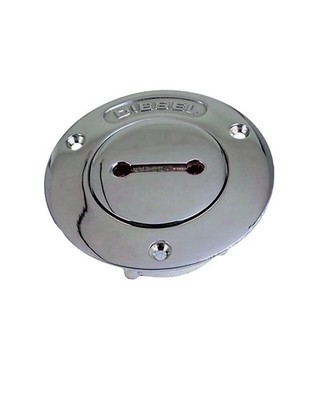 Perko Disel Fills Pipe Deck Plate 1-1/2 In Chrome Plated Bronze 0528DPDCHR