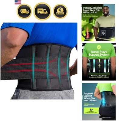 Plus Size Lower Back Brace 5XL - The Most Effective Back Pain Relief for Men ...