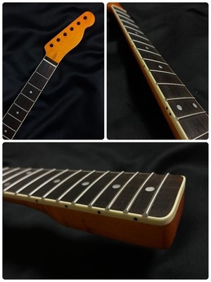 Unbranded MIJ Neck Bound Rosewood Block Inlay Nitro Satin 22F 9.5R Vintage Japan