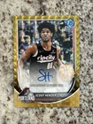 2025-26 Topps Bowman Chrome - Scoot Henderson - Gold geometric Auto /50!