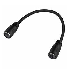 DIN 6Pin Female to Female Cable Adapter Converter 6Pin Sound Data Extension