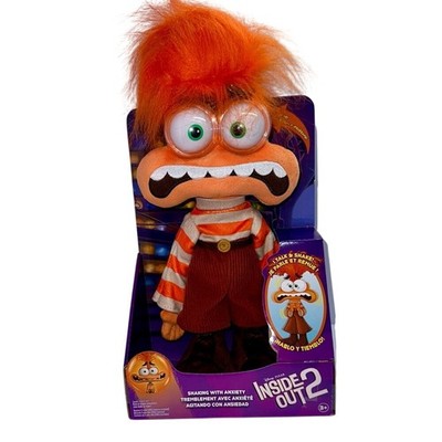 Disney Pixar Inside Out 2 Anxiety Plush Shaking Talking Feature Toy NIB