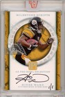 Hines Ward 2020 Panini Honors 2017 Pantheon Milestones Autograph Card #MS-HW 1/1