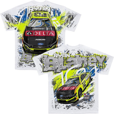 #ad Ryan Blaney 2026 Menards Delta Total Print T Shirt White $43.95