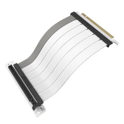 Cooler Master PCIE 4.0 x16 300 mm Verlängerung Riser Kabel vergoldete Stecker weiß