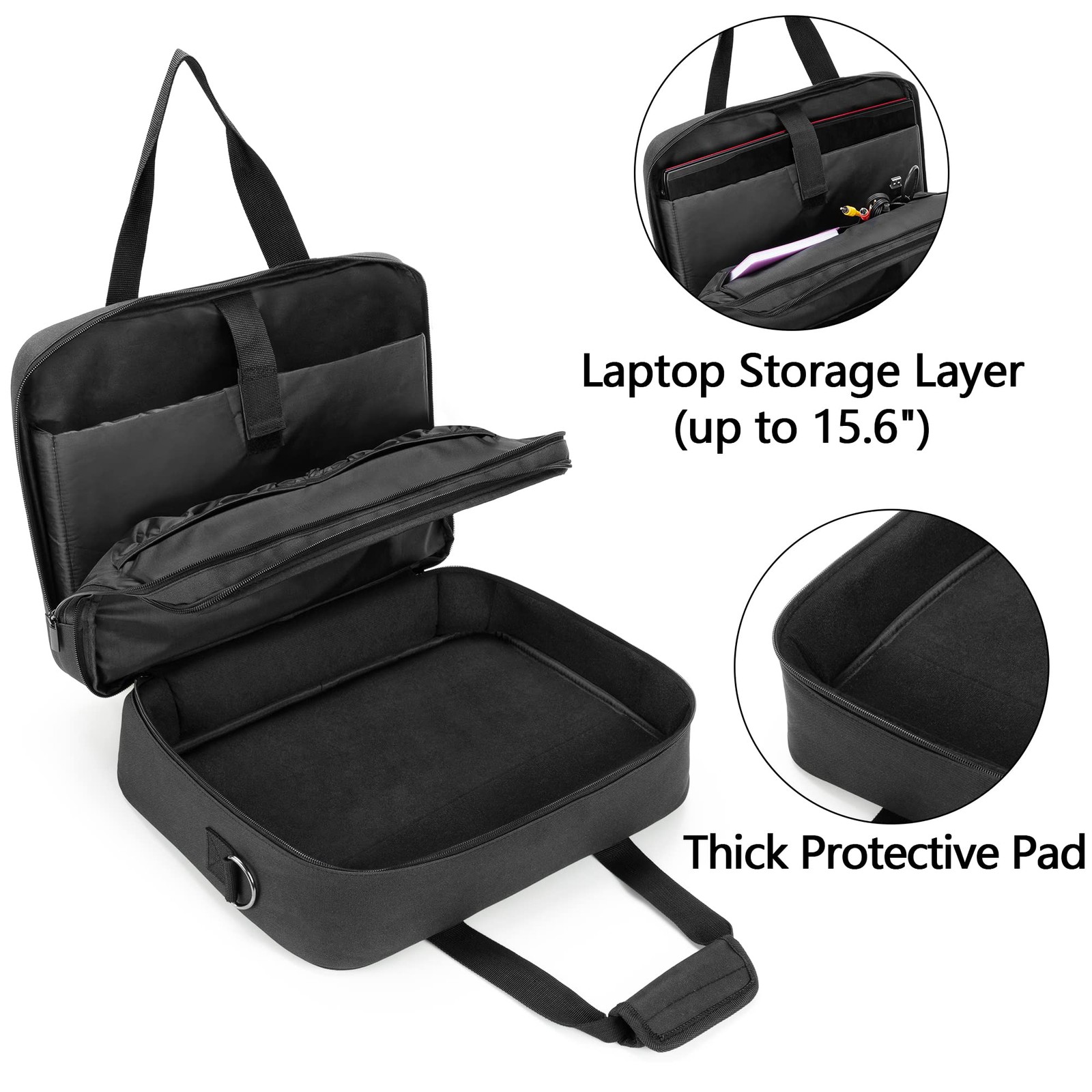 Double-layer Portable Mobile Printer Storage Bag … - image 3