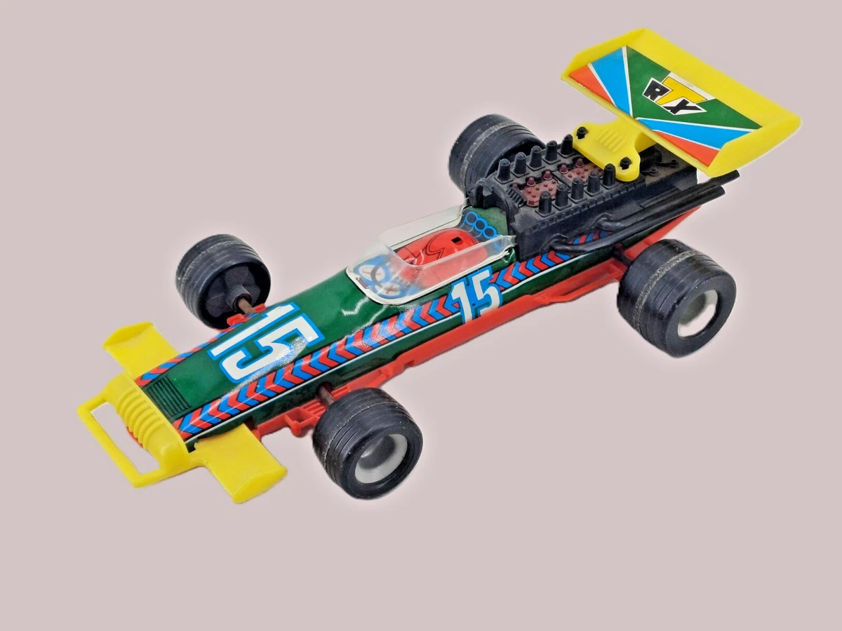 Voiture tole friction joustra/ceji formule 1 racing car vintage 1976 bel etat - Collection