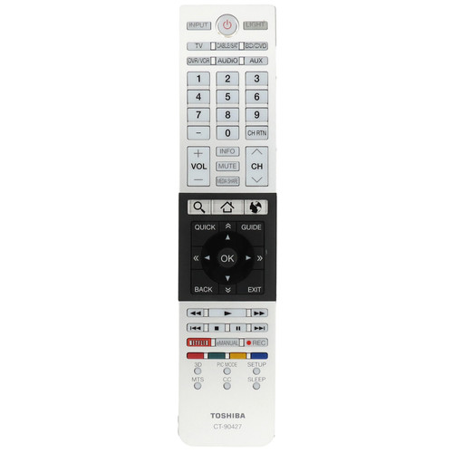 Toshiba CT-90427 Factory Original TV Remote For 58L9300U, 65L9300U, 84L9300U