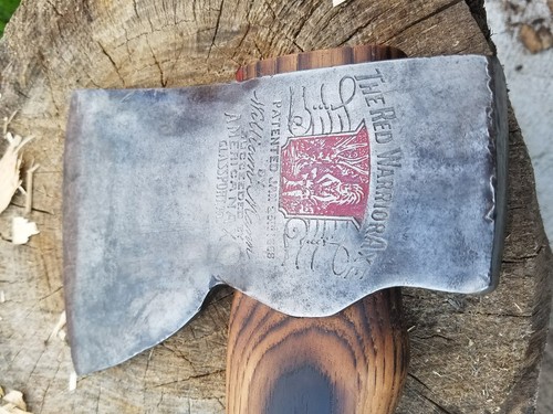 VINTAGE MANN"THE RED WARRIOR"/RESTORED AXE - Picture 3 of 12
