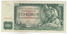 Tschechoslowakei 100 Korun 1961 P91 XF+ Ungel. Zertifiziert