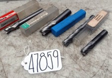 1 lot of 4 carbide end mills inv 47859