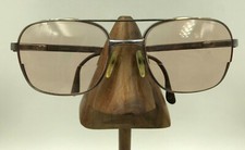 Vintage Lamy Alcide II F Silver Metal Square Pilot Sunglasses FRAMES ONLY