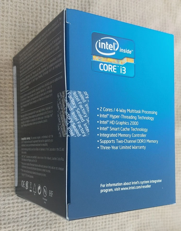 Intel Core i3-2120 Dual-Core Processor 3.3 GHz 3 MB Cache LGA 1155 - BX80623I321 - Image 2 of 3