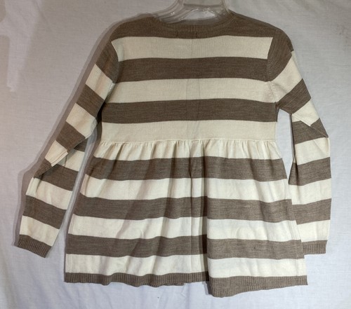 Contact New York M Sweater Youth Striped Brown Eggshell - Picture 4 of 4