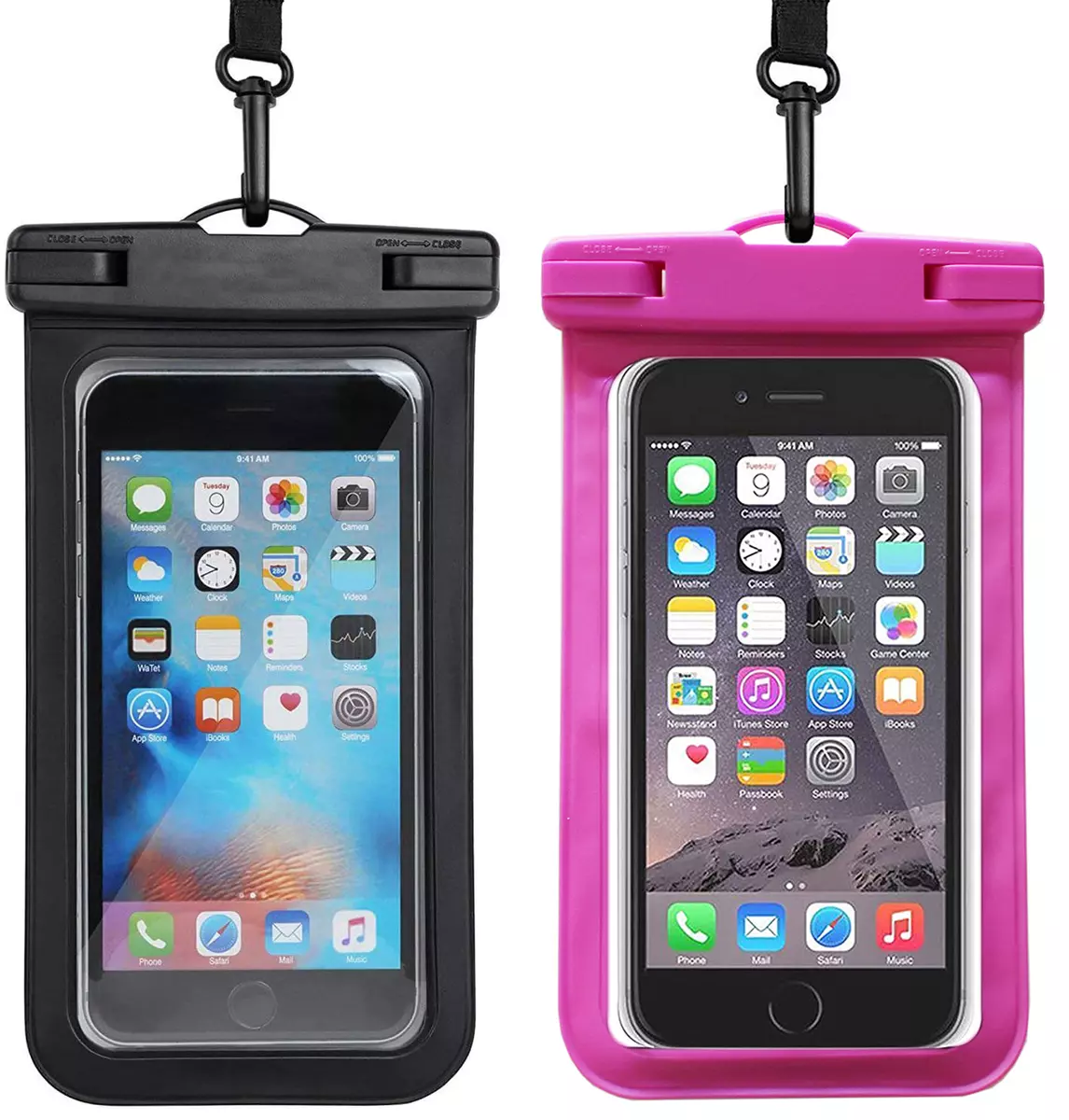 2PCS Mobile Waterproof Phone Case Swimming Dry Bag Water Proof Bag  Underwater Case Mobile Phone Pouch