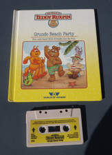 TEDDY RUXPIN BOOK/TAPE TEDDY RUXPIN GRUNDO BEACH PARTY WORKS WORLDS OF WONDER