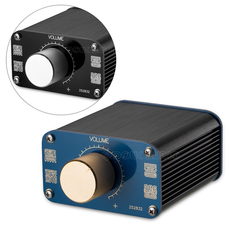 Mini HiFi Passive Preamp Stereo Audio Preamplifier Equiloudness Volume Control