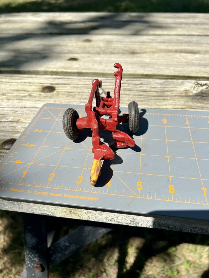 Arcade Cast Iron Toy Antique Oliver Tractor Plow eBay