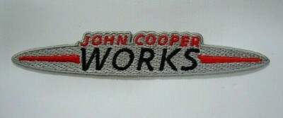 JCW - John Cooper Works Iron-On British Automotive Car Patch 4'' Mini Cooper S 