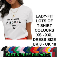 Friends Style Personalised Birthday T-Shirt Mens Lady Fit Ladies Age Party 