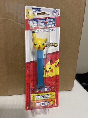 Pez Dispenser Pokemon Pikachu 2023 Holiday Backing Card