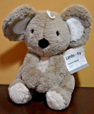 Lambs & Ivy Koala Plush Baby Fuzzy Australian Wildlife Soft Stuffed Animal NEW