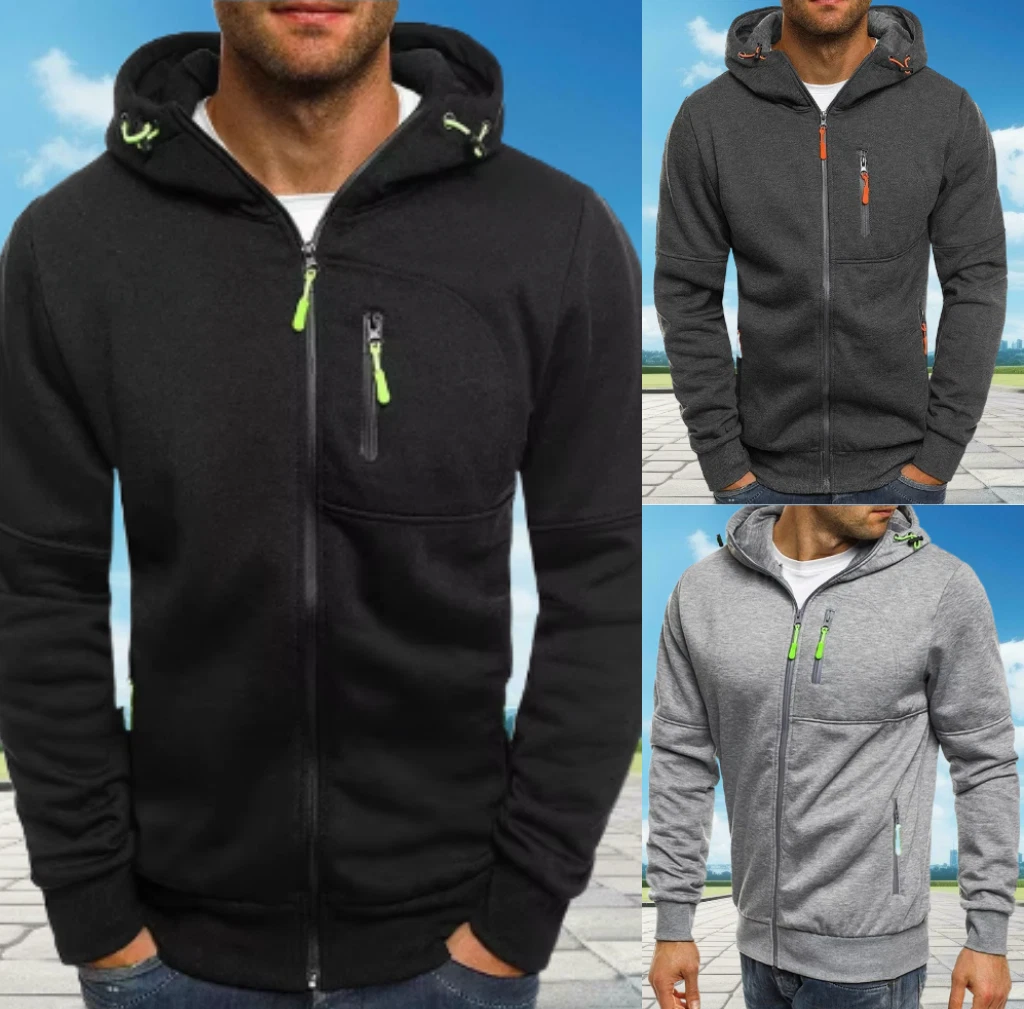 Jacket Hoodie Sweatshirt Men's Zipper Hooded Sport Casual Black Full *20% OFF*🔥
Opens in a new wind