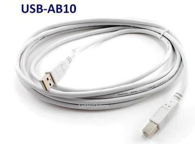 10ft USB 2.0 A-Type Male to B-Type Male Printer/ Scanner/ etc. Cable - USB2-AB10