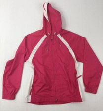 Nike Golf Womens Small 4-6 Pink Full Zip Hooded Lightweight Jacket