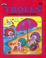 Trolls coloring book RARE UNUSED