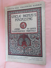 Rare 1907 Uncle Remuss Magazine Antique Brer Rabbit Collector Folktale-46 Pages Rare 1907 Uncle Remuss Magazine Antique Brer Rabbit Collector Folktale-46 Pages