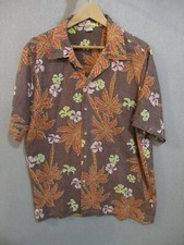 Vintage California Shirt Works Reverse Print Aloha Shirt Size XL