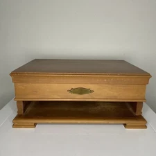 Pacific Anti-Tarnish Flatware Silverware Wood Storage Box Chest * Missing Drawer