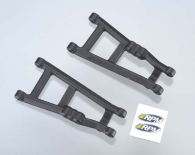NEW RPM Rear A-Arms Black Stampede 2wd / Monster Jam / Rustler VXL / XL-5