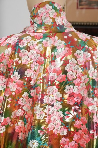LIEBER VANILLE JAPANISCHER SEIDEN-KIMONO UCHIKAKE HOCHZEIT DAMEN HERGESTELLT IN JAPAN VINTAGE - Bild 8 von 9