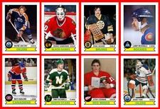 Hand Made Hockey Art Photo Cards 2.5” x 3.5” Stars Goalies Mint U-Pick Inv #021