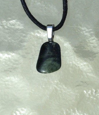 Polished Nebula Stone Crystal Pendant 
