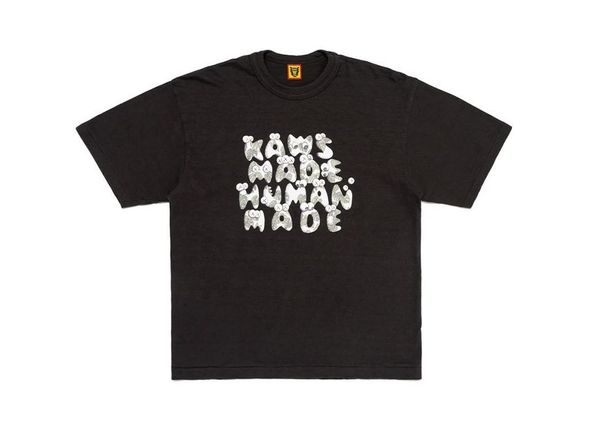 HUMAN MADE KAWS Kaws Made Graphic T-Shirt #4 Black | eBay