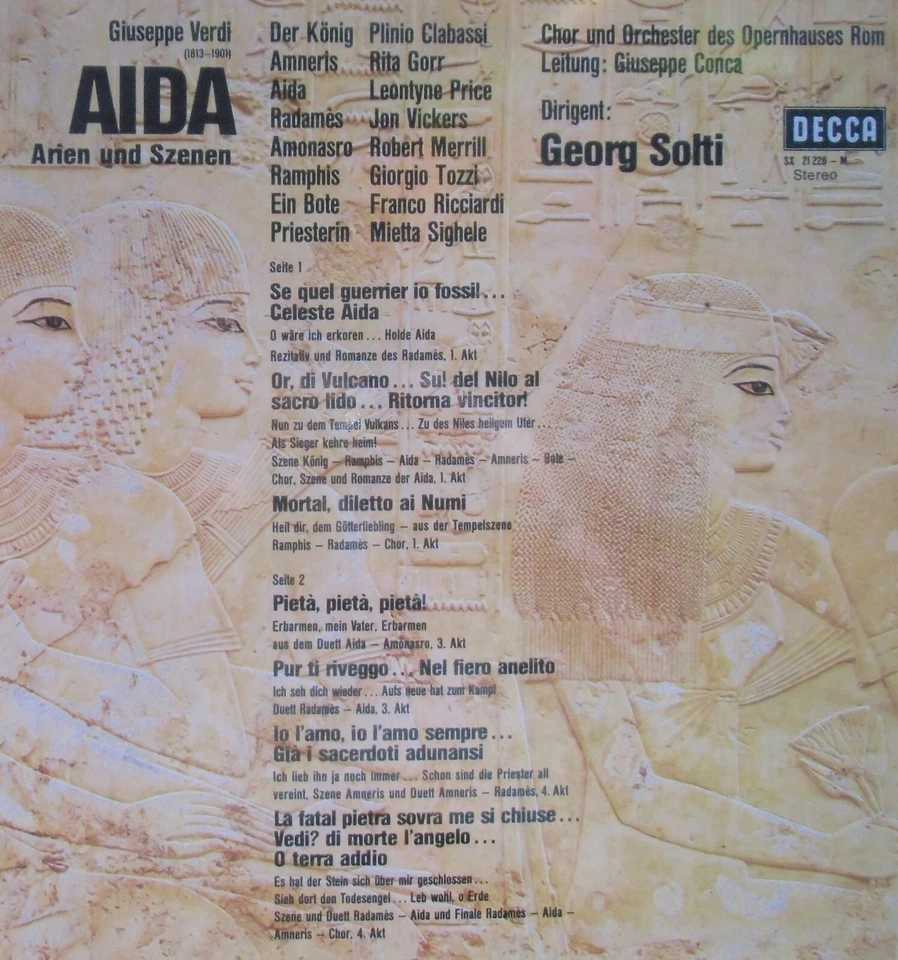 Vinyl -LP: G. Verdis "Aida"/ Leontyne Price / Georg Solti / DECCA - Bild 2 von 2
