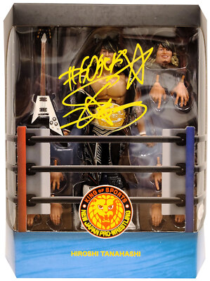 Offizielle NJPW: Hiroshi Tanahashi ''Ultimates'' Actionfigur * handsigniert * + Echtheitszertifikat