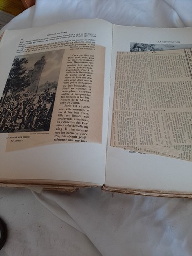 Seltenes französisches Original 1926-31 Geschichte von Paris Histoire De Paris 2 Vol. L Dubech - Bild 23 von 24