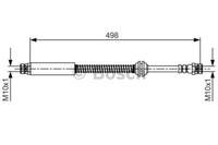 Bosch Bremsschlauch 1 987 481 711