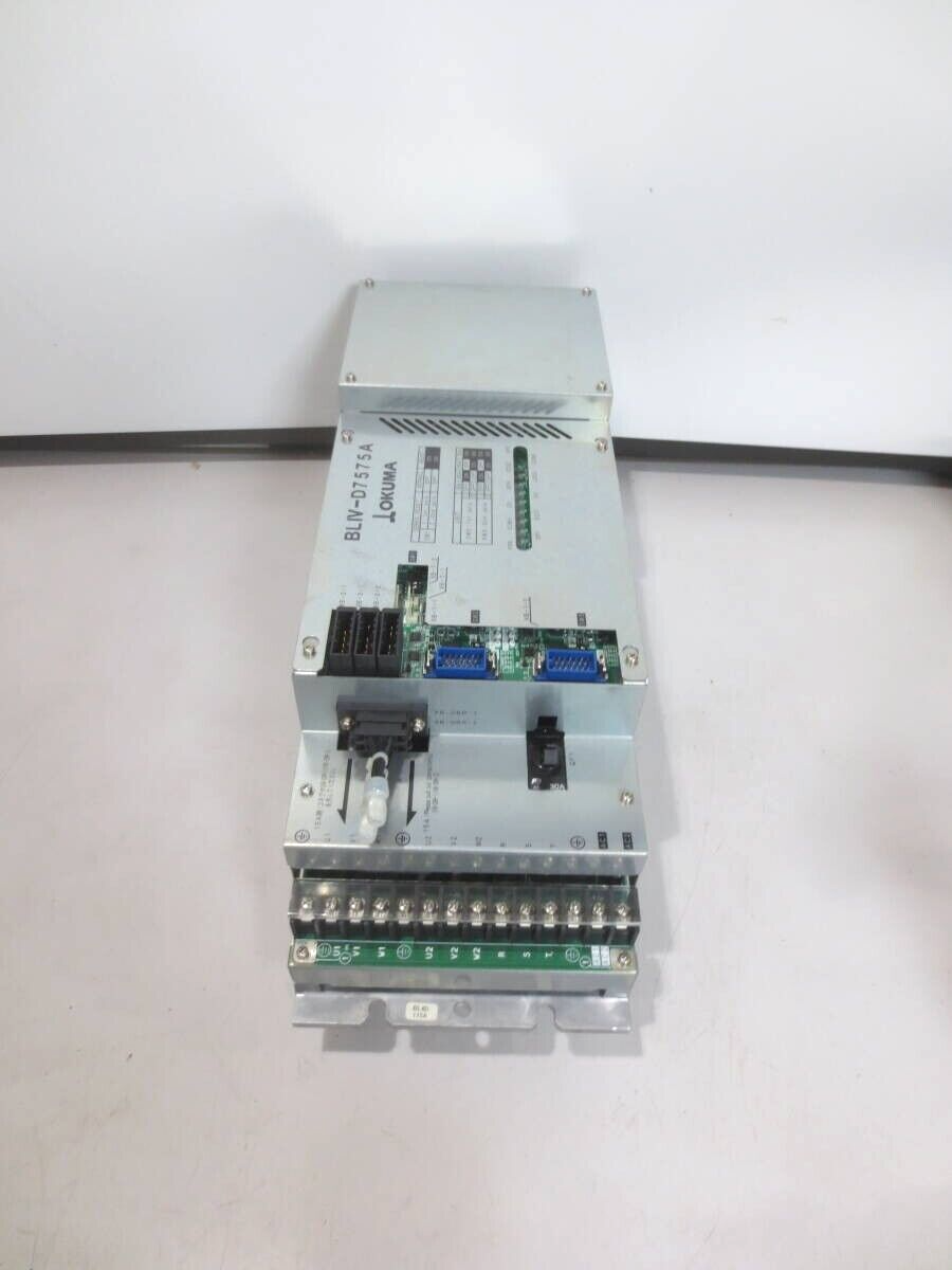 OKUMA BLIV-D7575A U0632-0006-001-11 SERVO DRIVE Removed from